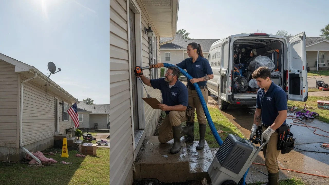 Ceiling Water Damage Restoration in Downey, CA near me